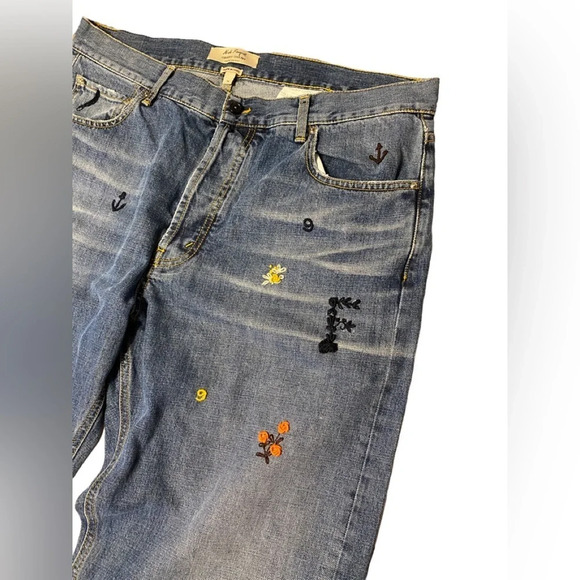 Nick Fouquet Uzzi Embroidered-motif Straight Leg Jeans - Picture 5 of 16